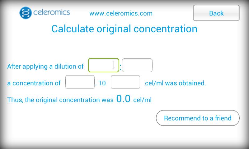 Celeromisc Bio-calculator